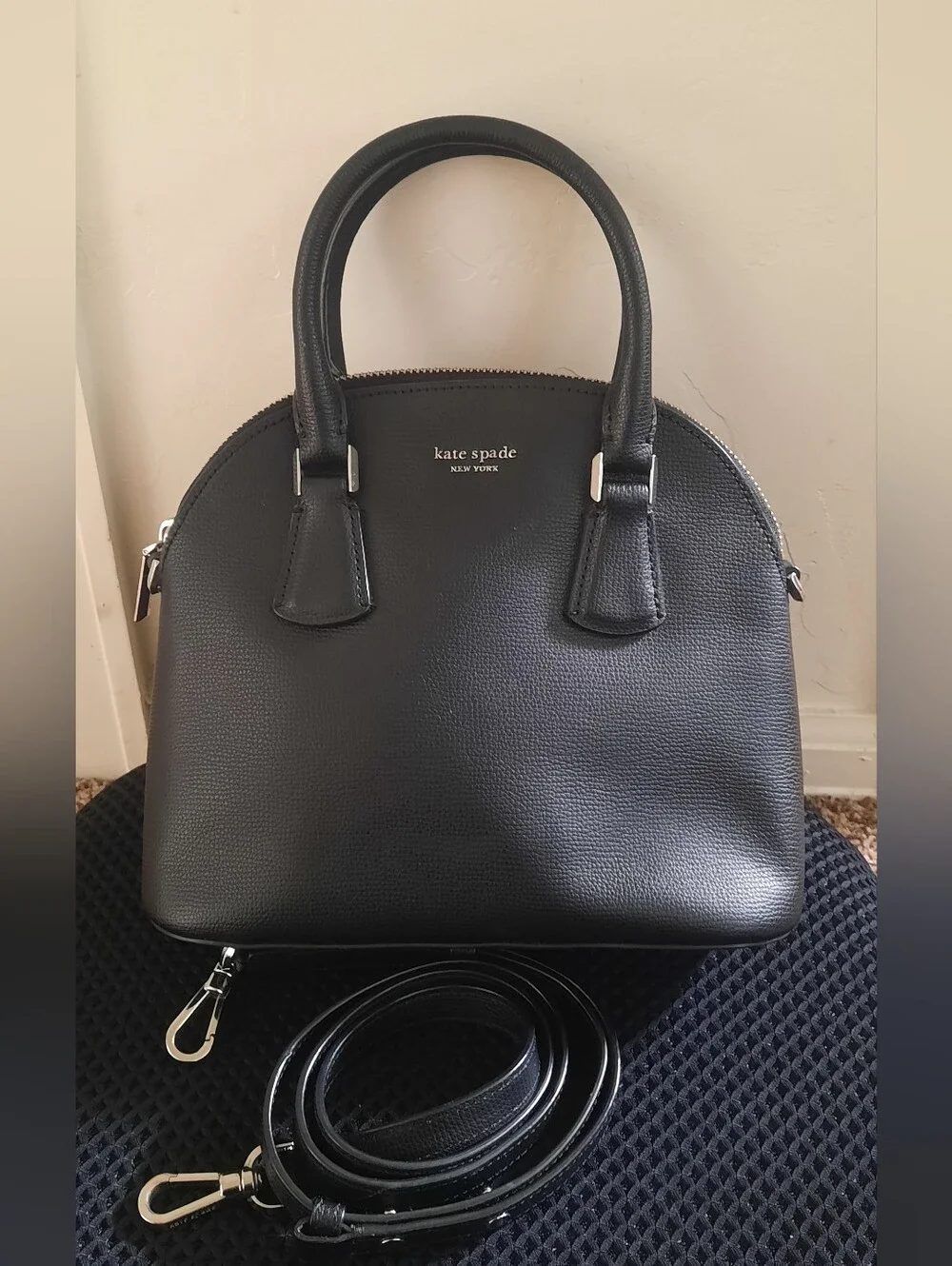 Kate Spade Black Purse with Crossbody Strap